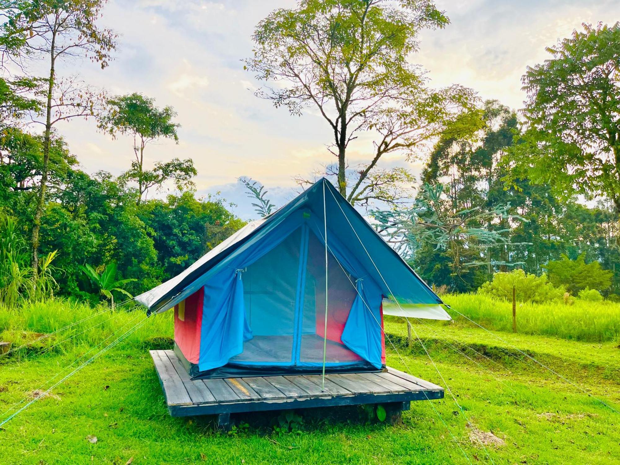 Ecoxplora-Zona De Camping Jardin Ngoại thất bức ảnh